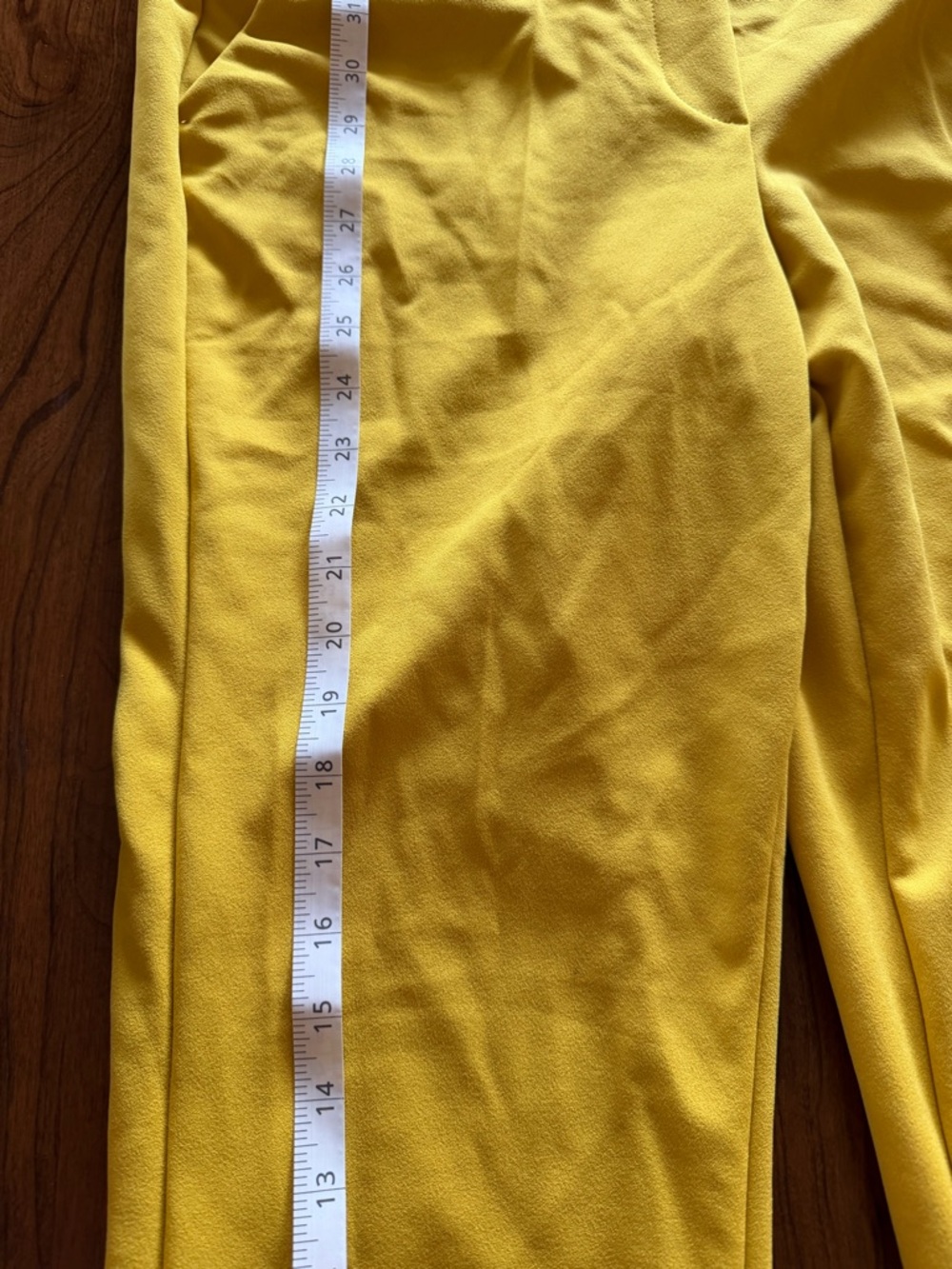 Jules & Leopold Golden Yellow Ankle Pants NWT L - Picture 5 of 8